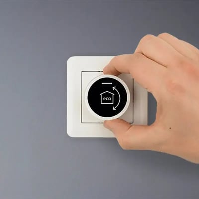 Bluetooth Programmable Thermostat dial
