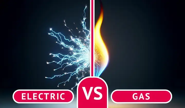 Which is more efficient, electric or gas?